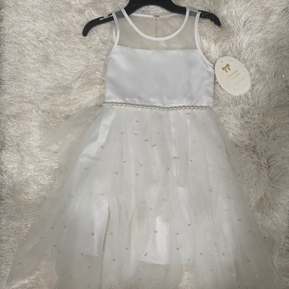 American princess white dress size 8